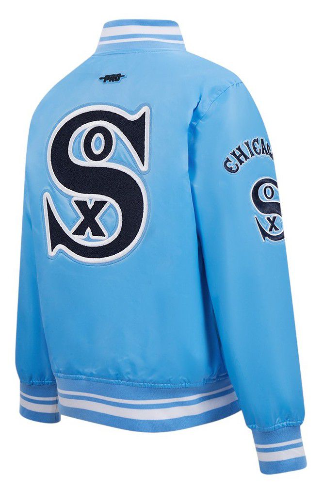 Pro Standard Boys' Chicago White Sox Blue Classic Satin Jacket product image