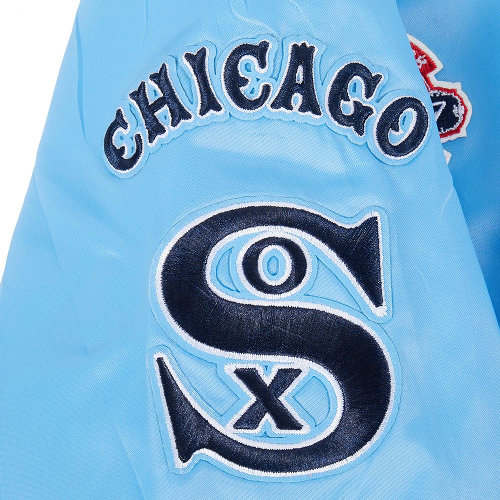 Pro Standard Boys' Chicago White Sox Blue Classic Satin Jacket product image