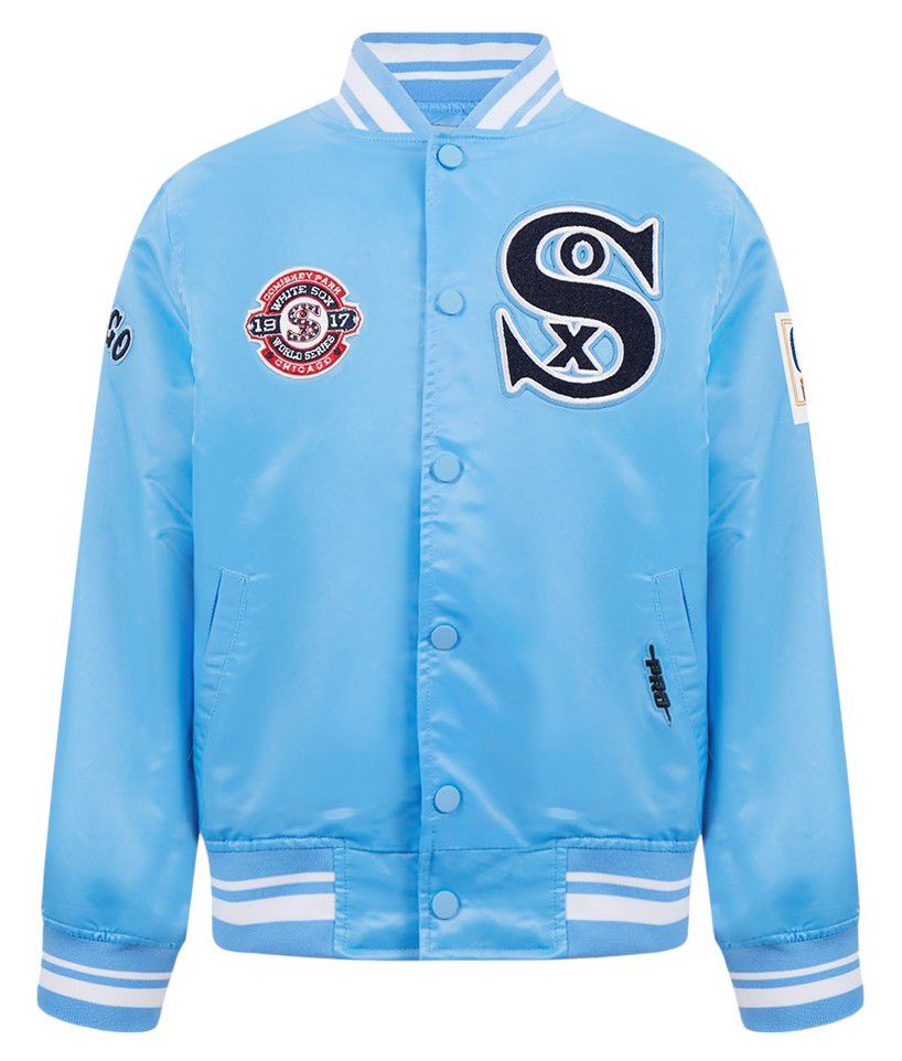 Pro Standard Boys' Chicago White Sox Blue Classic Satin Jacket product image