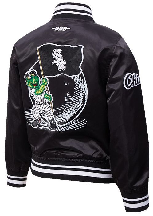 Pro Standard Toddler Chicago White Sox Black Satin Jacket product image