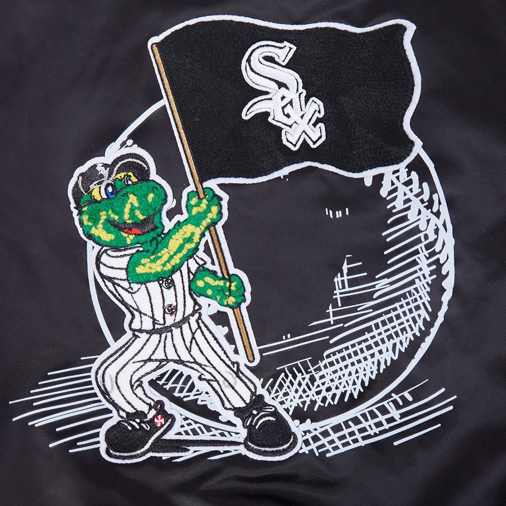 Pro Standard Toddler Chicago White Sox Black Satin Jacket product image