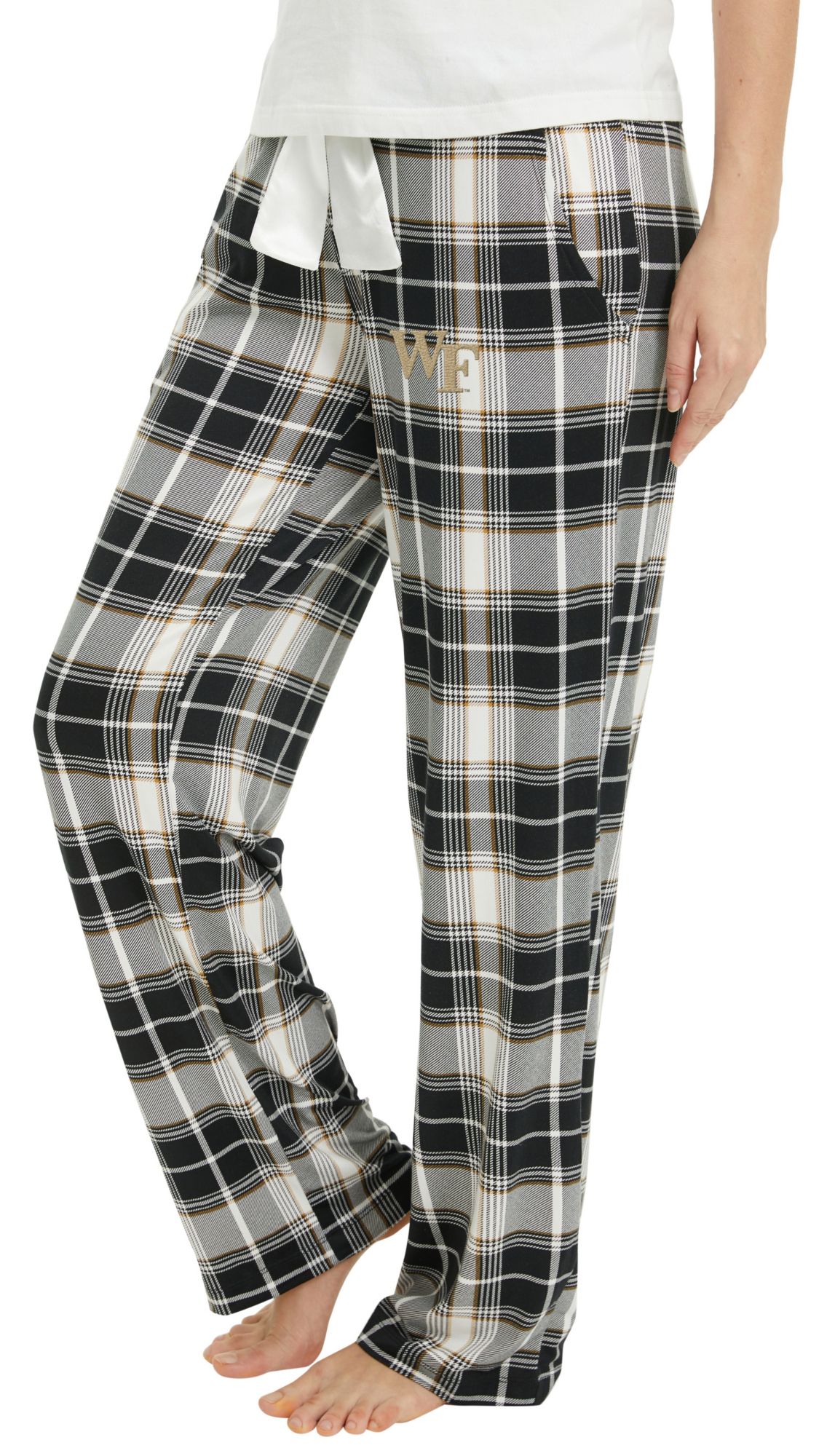 College Concepts Women's Wake Forest Demon Deacons Ashford Plaid Sleep Pants product image
