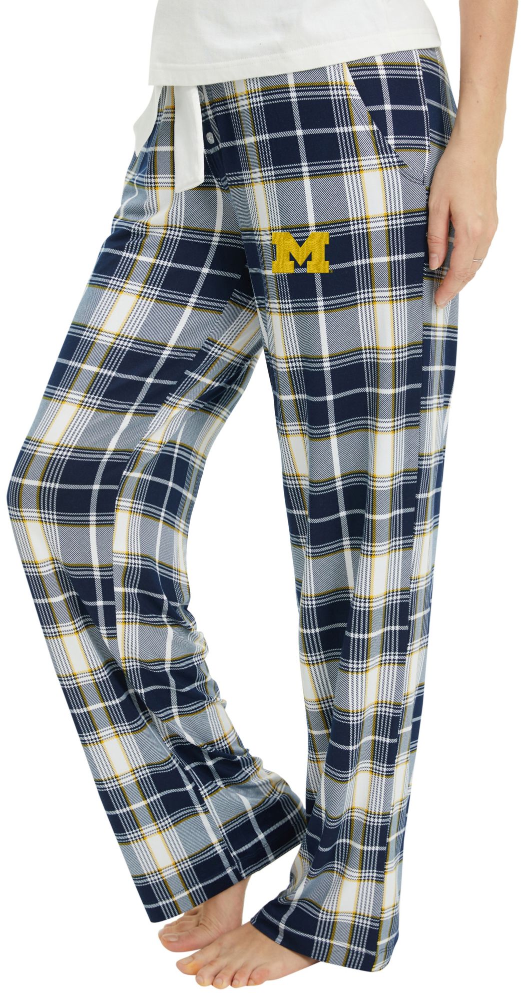 College Concepts Women's Michigan Wolverines Ashford Plaid Sleep Pants product image