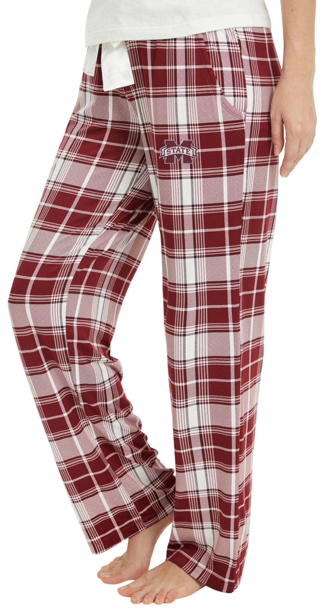 College Concepts Women's Mississippi State Bulldogs Ashford Plaid Sleep Pants product image