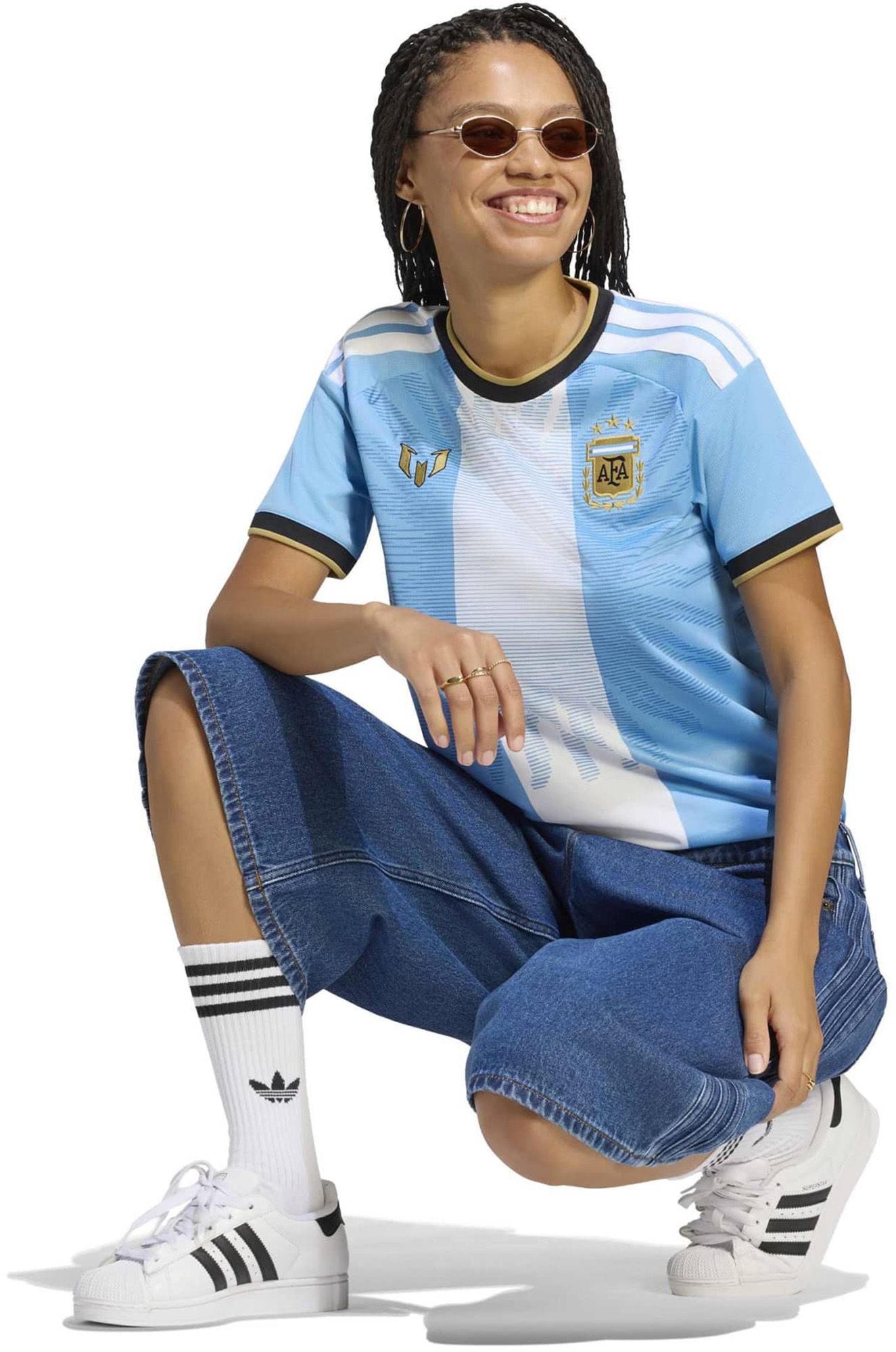 adidas Women's Argentina x Messi Farewell 2026 Replica Jersey product image