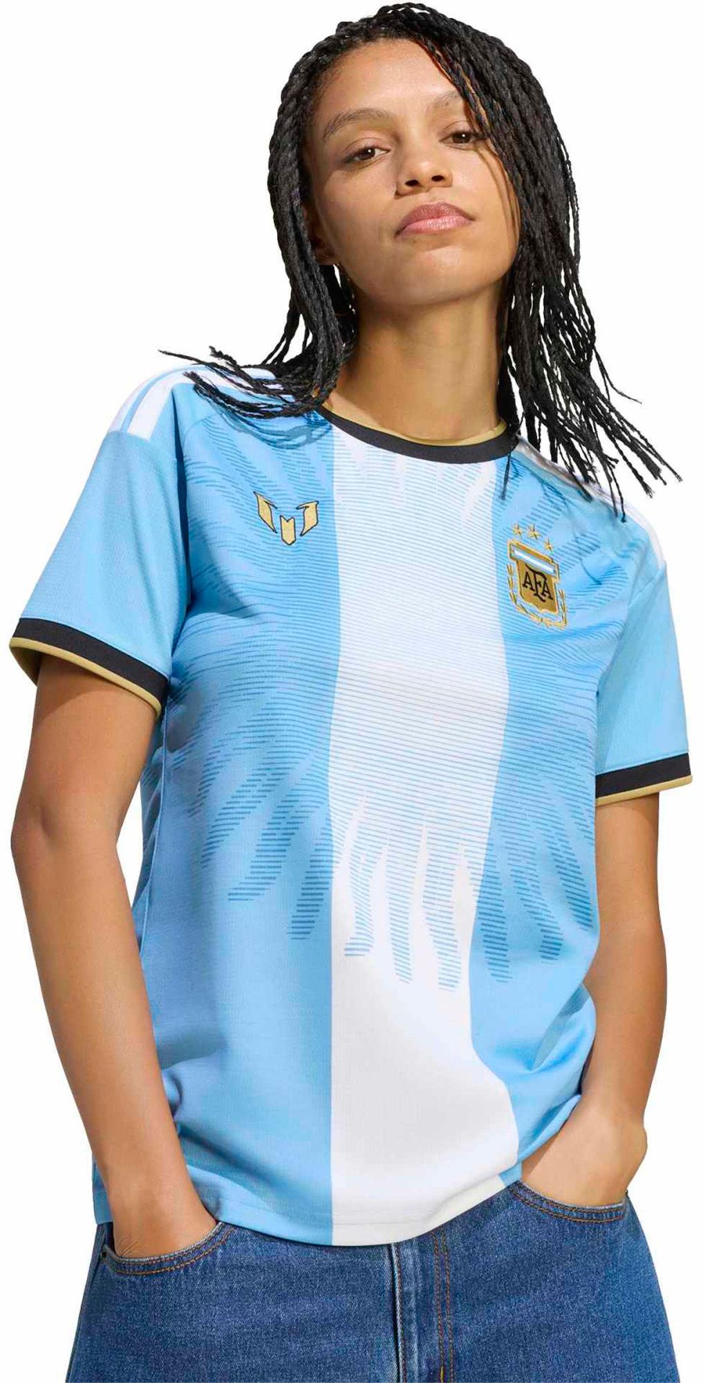 adidas Women's Argentina x Messi Farewell 2026 Replica Jersey product image