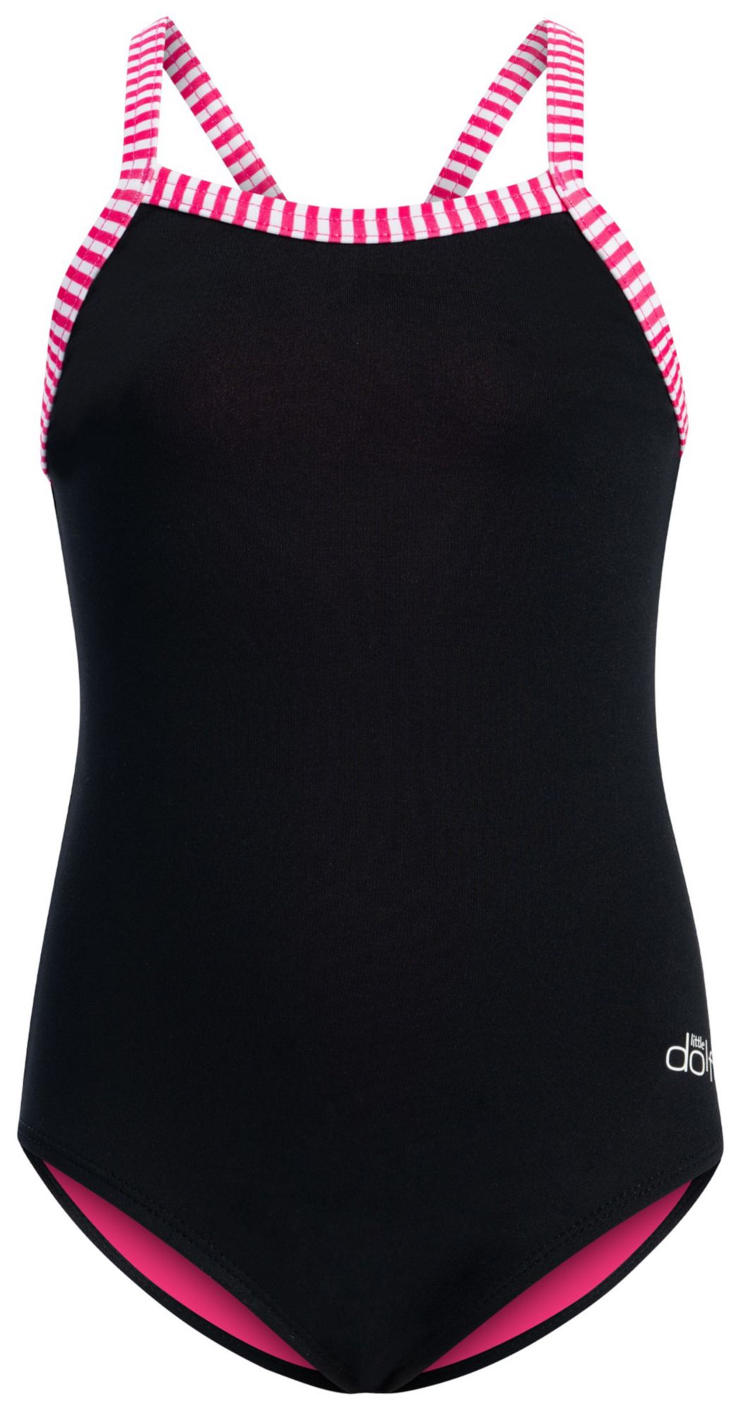 Dolfin Little Girls' Uglies Solid V-Back One-Piece Swimsuit product image