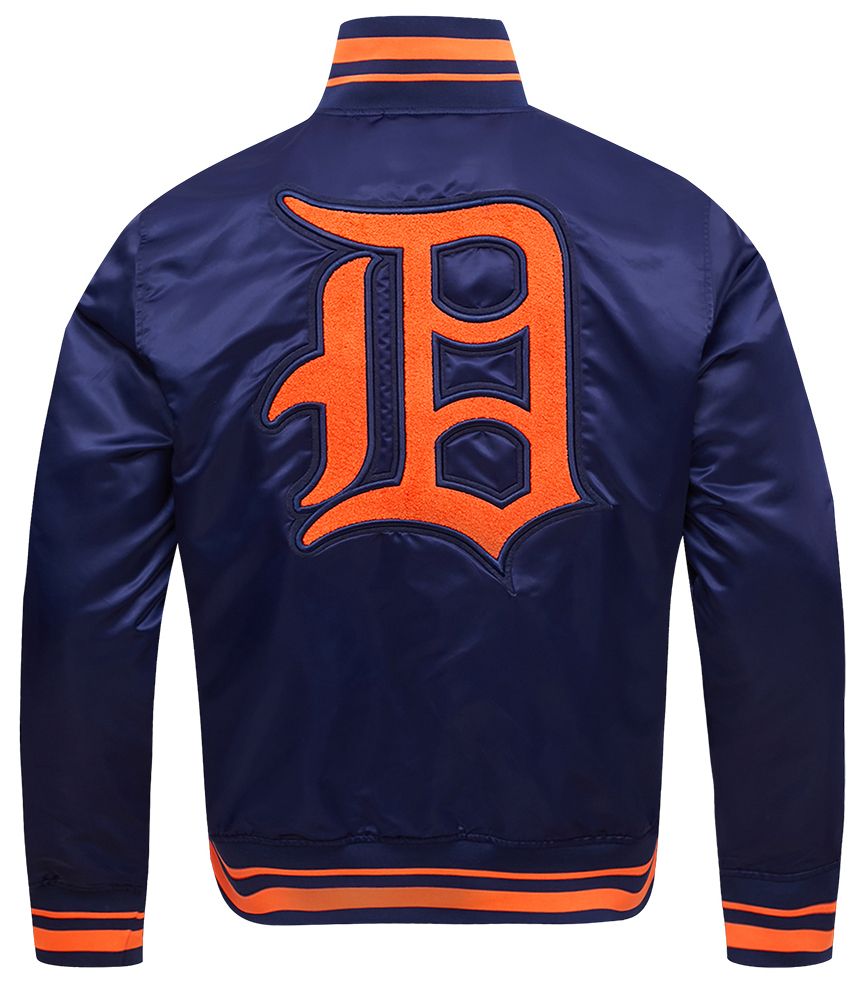 Pro Standard Men's Detroit Tigers Retro Rib Satin Jacket product image