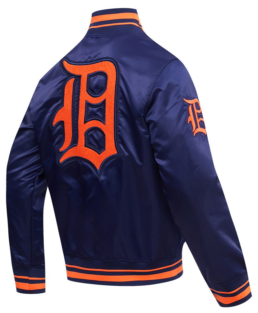 Pro Standard Men's Detroit Tigers Retro Rib Satin Jacket product image