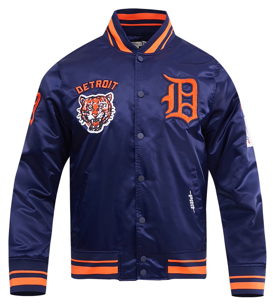 Pro Standard Men's Detroit Tigers Retro Rib Satin Jacket product image