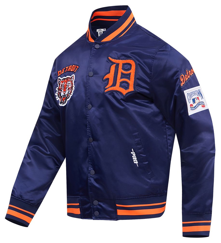 Pro Standard Men's Detroit Tigers Retro Rib Satin Jacket product image
