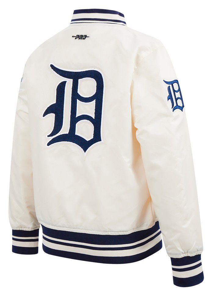 Pro Standard Youth Detroit Tigers Cream Classic Satin Jacket product image