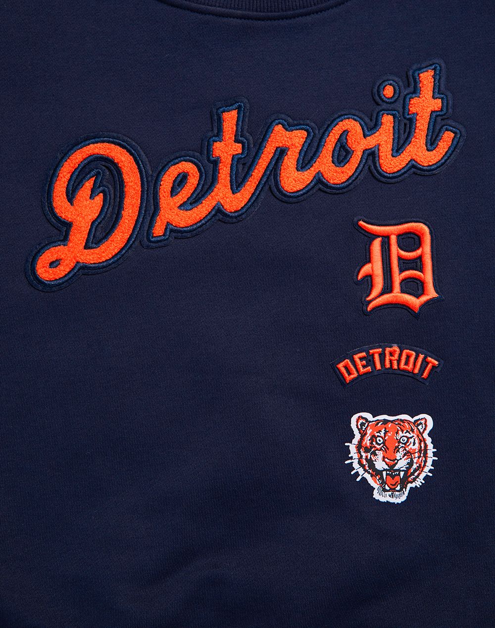 Pro Standard Women's Detroit Tigers Retro Fleece Crew Neck Sweatshirt product image