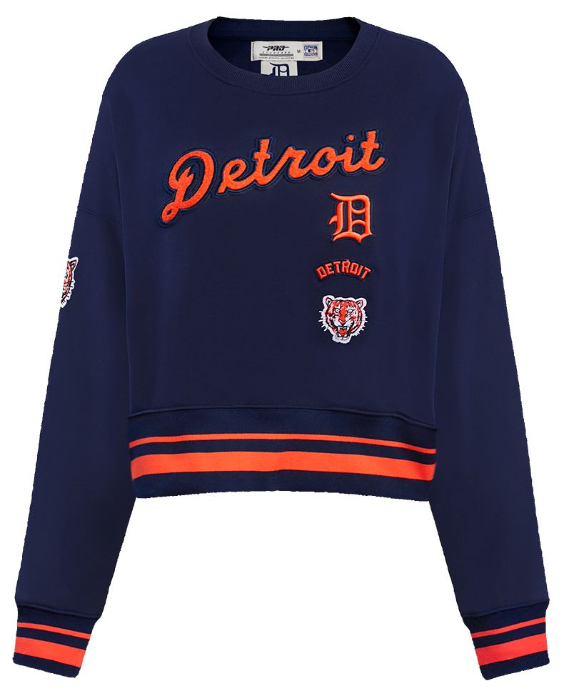 Pro Standard Women's Detroit Tigers Retro Fleece Crew Neck Sweatshirt product image