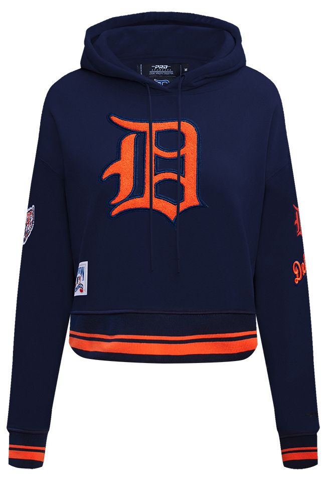 Pro Standard Women's Detroit Tigers Retro Cropped Fleece Hoodie product image