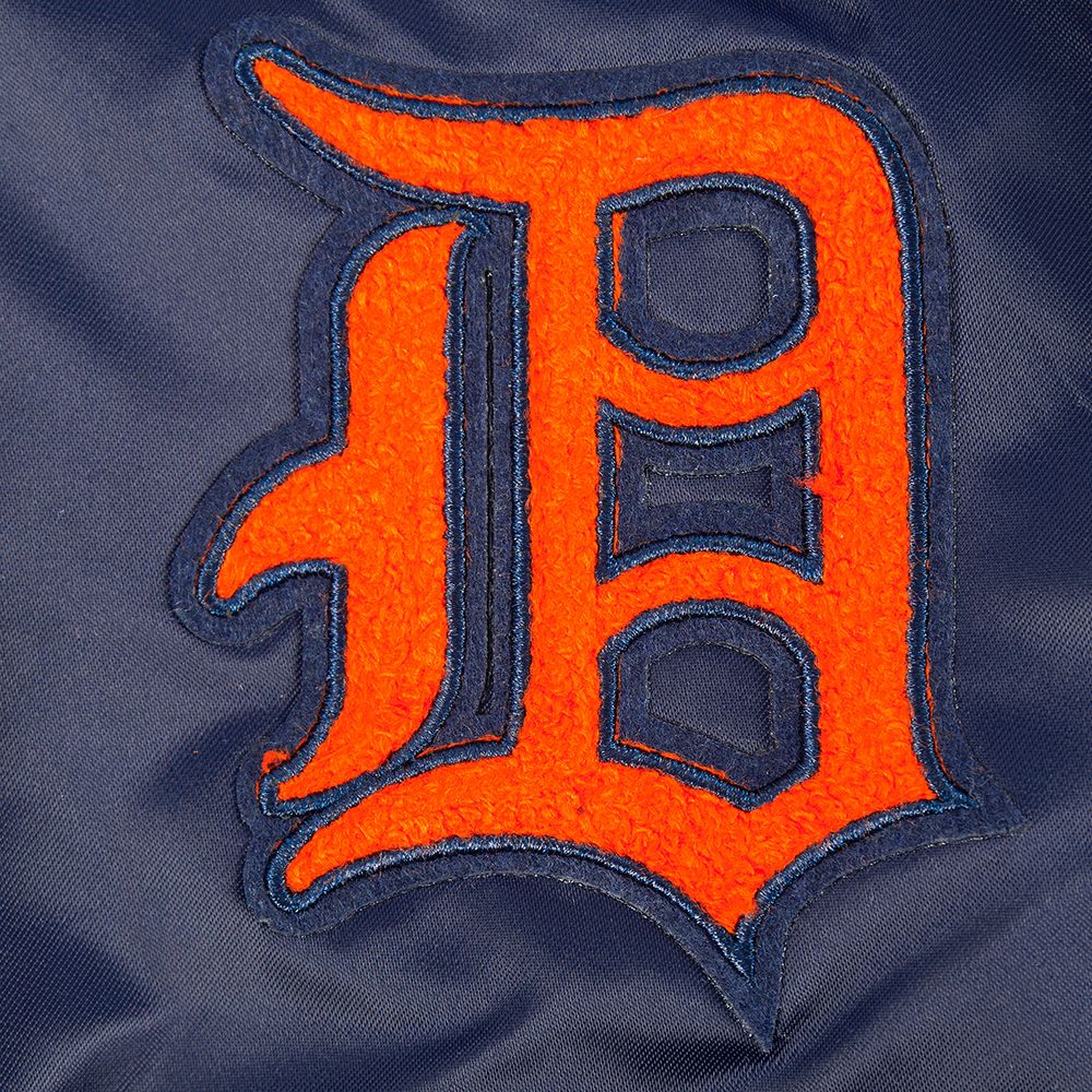 Pro Standard Boys' Detroit Tigers Navy Classic Satin Jacket product image