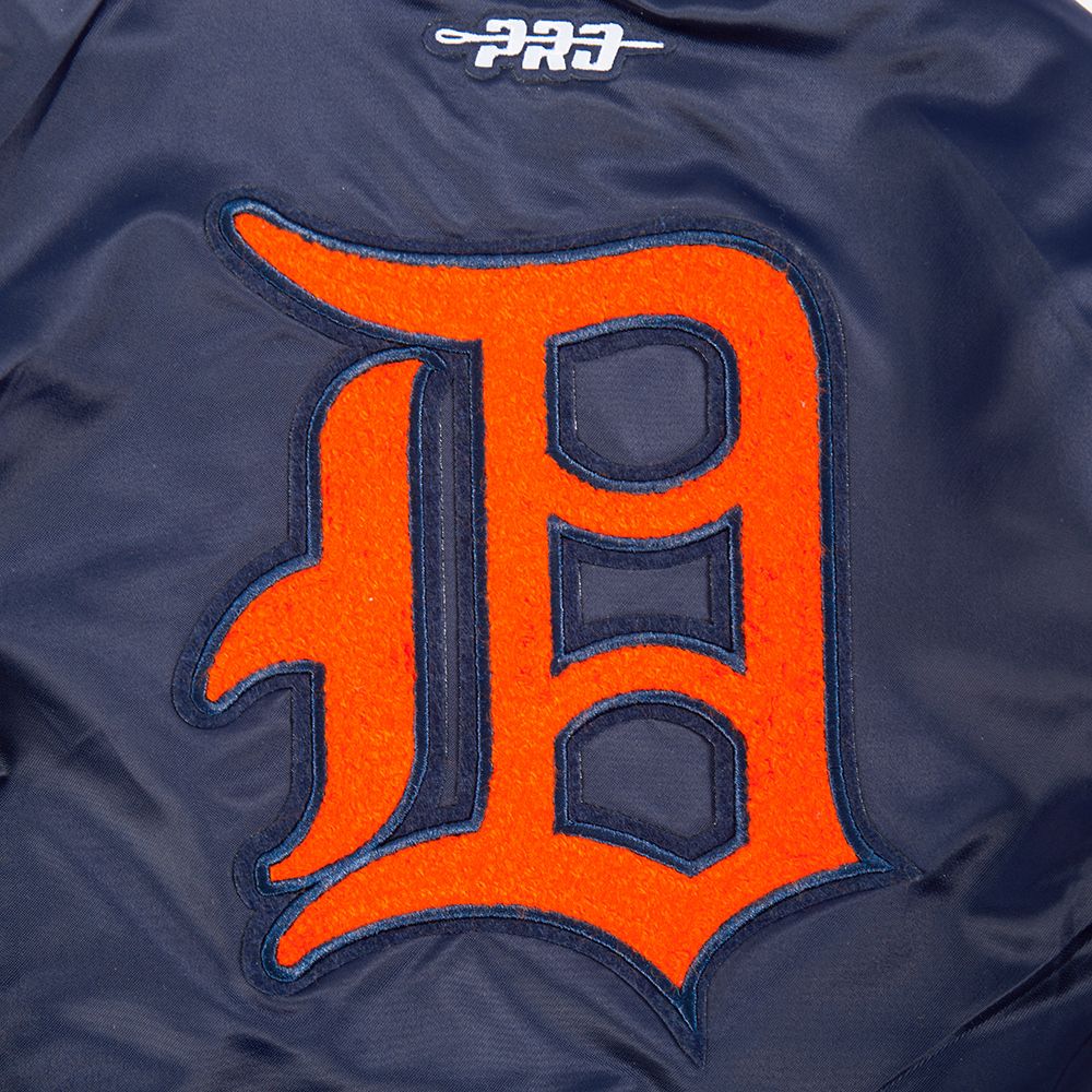 Pro Standard Boys' Detroit Tigers Navy Classic Satin Jacket product image