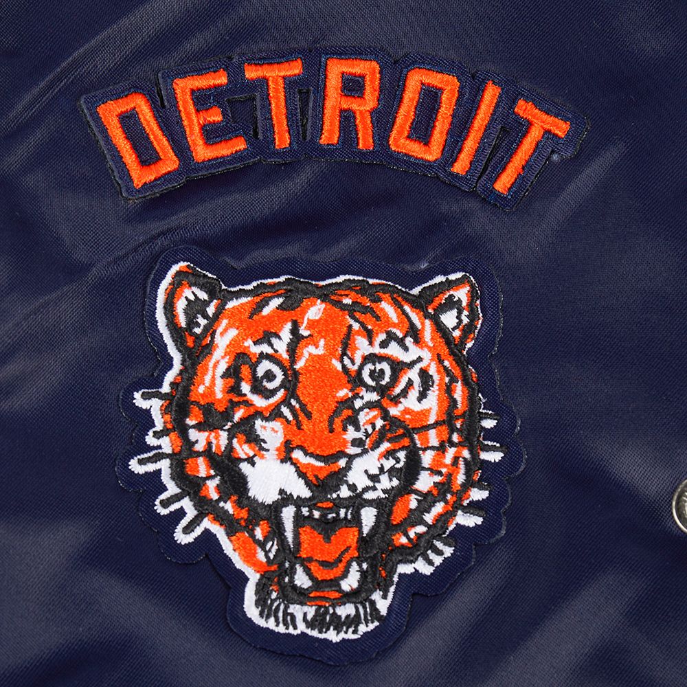 Pro Standard Toddler Detroit Tigers Navy Classic Satin Jacket product image