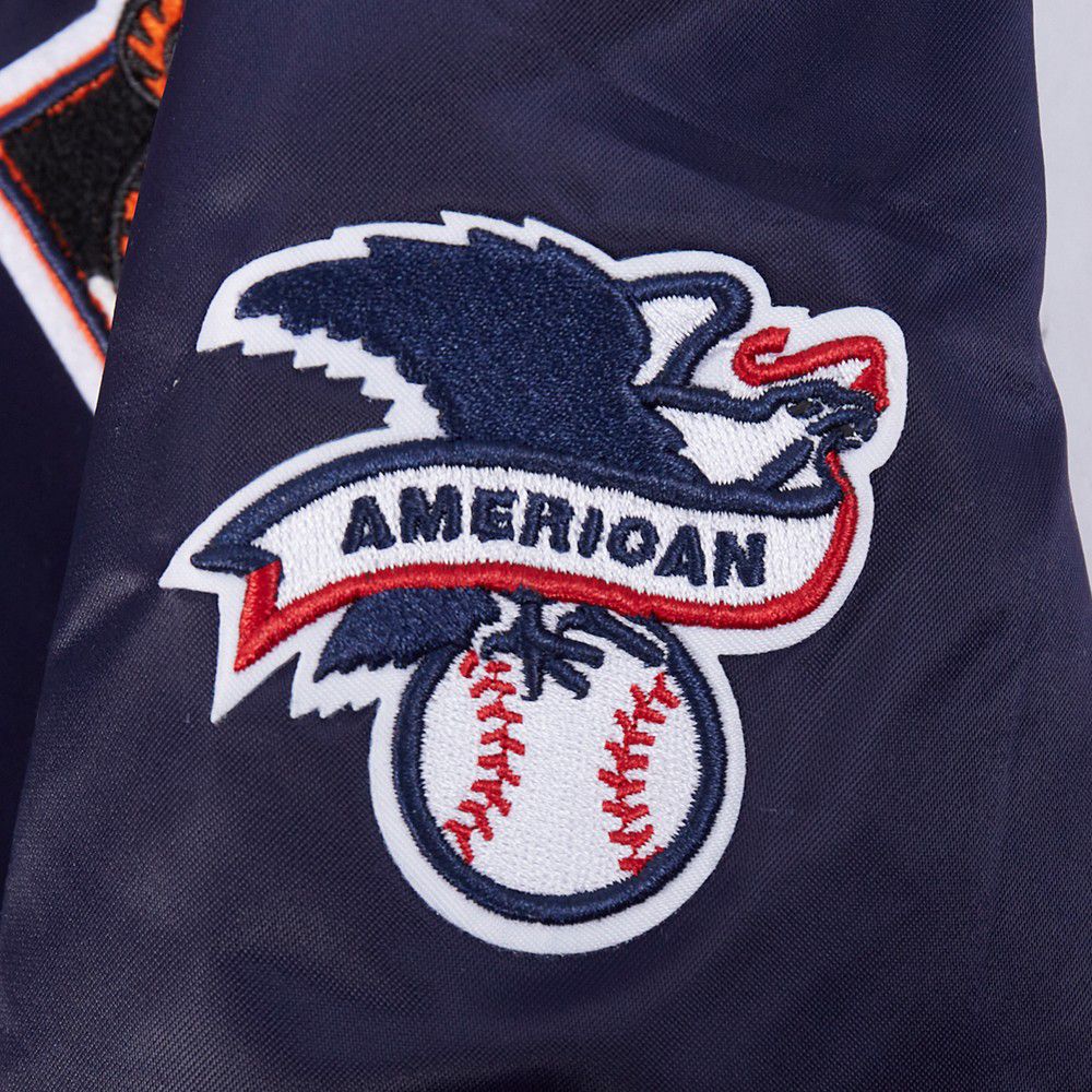 Pro Standard Toddler Detroit Tigers Navy Satin Jacket product image