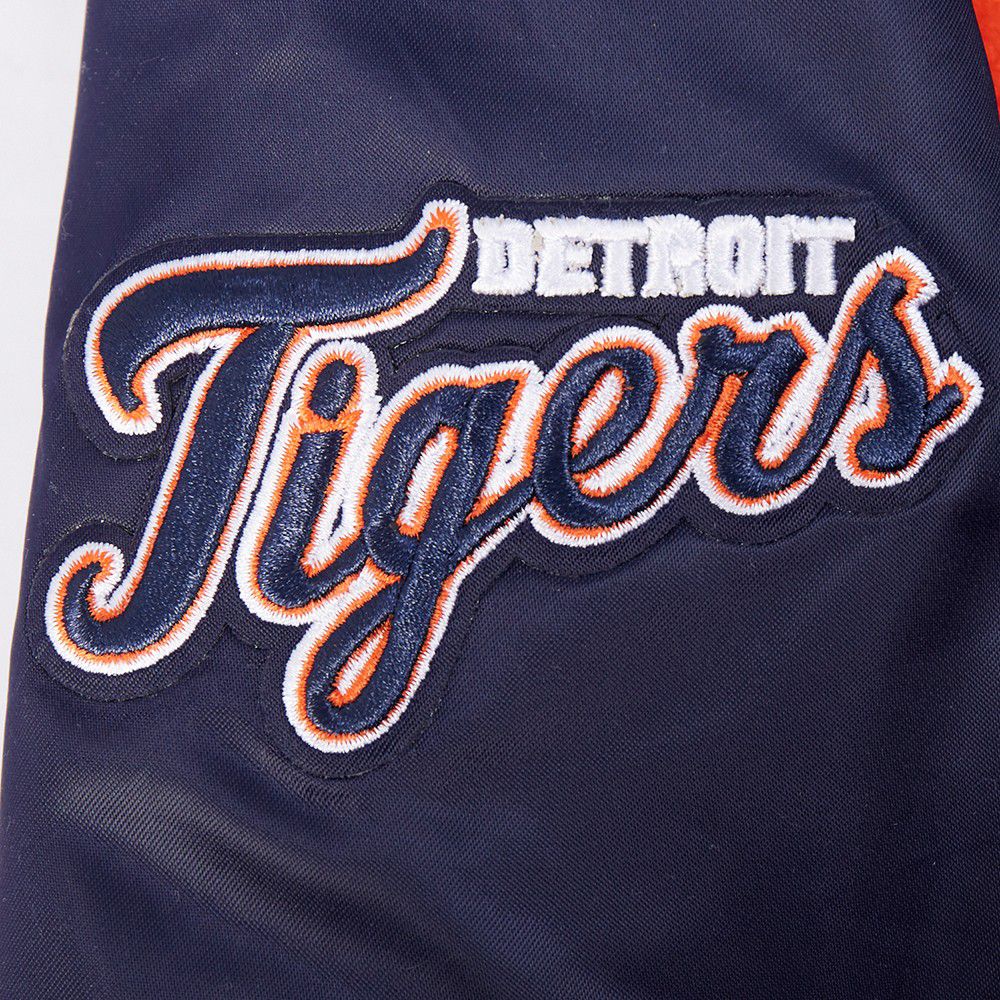Pro Standard Toddler Detroit Tigers Navy Satin Jacket product image
