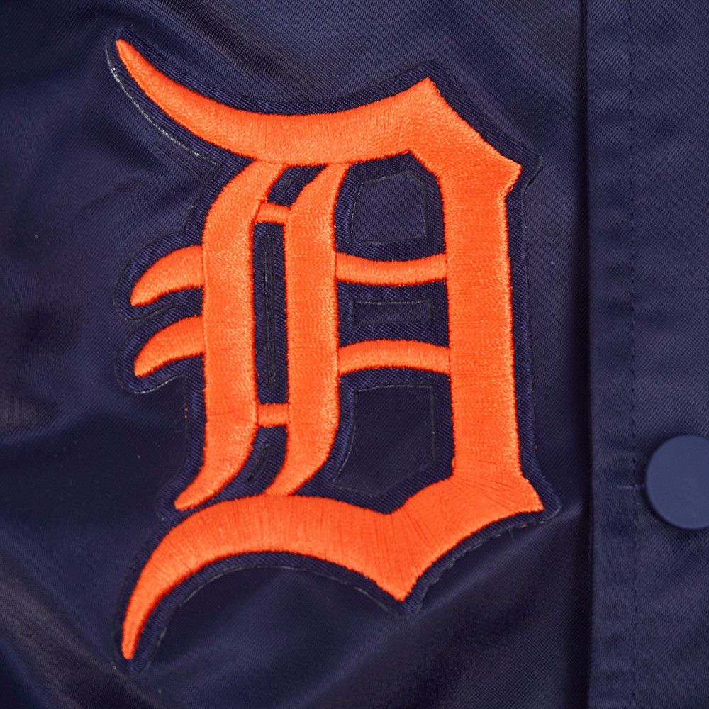 Pro Standard Toddler Detroit Tigers Navy Satin Jacket product image