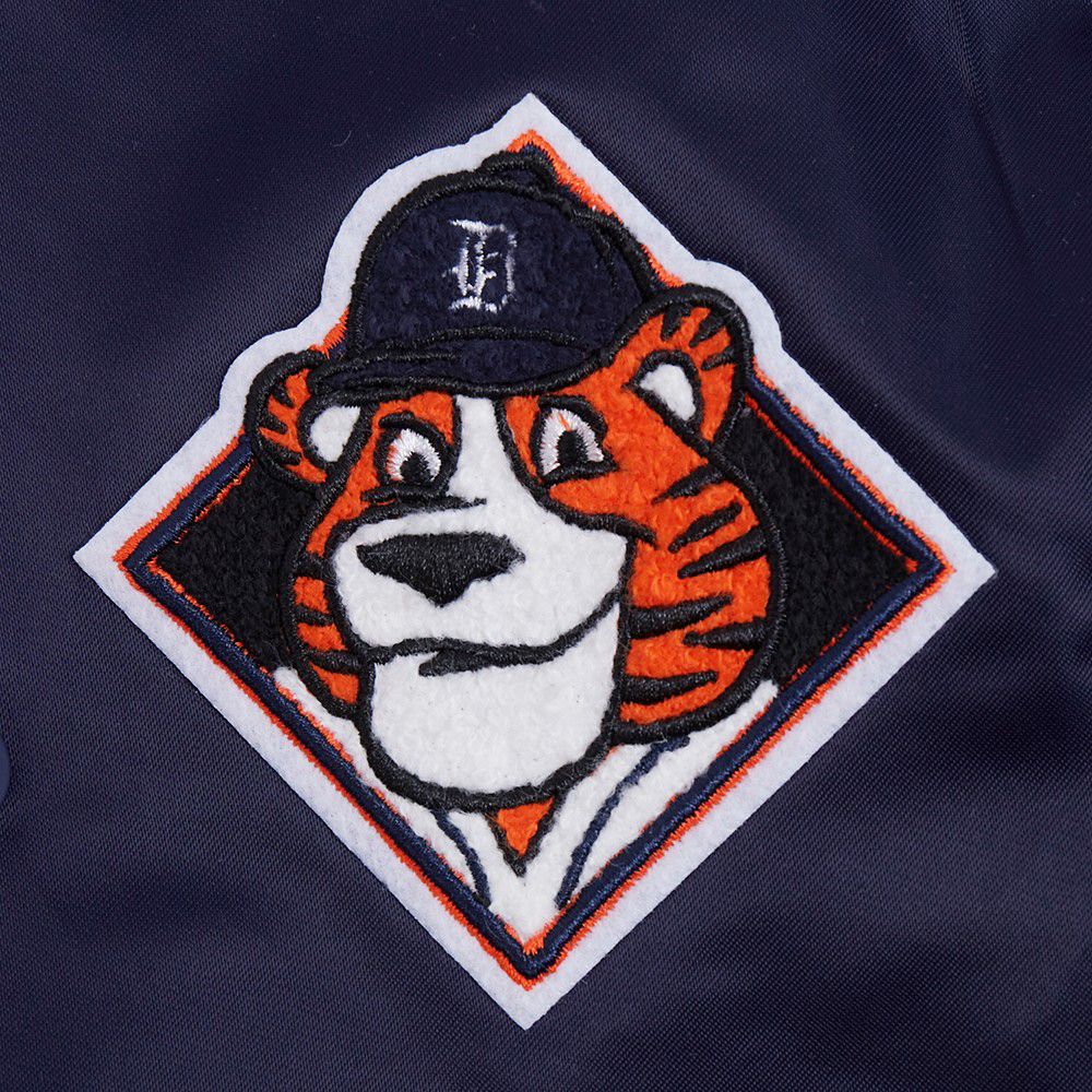 Pro Standard Toddler Detroit Tigers Navy Satin Jacket product image