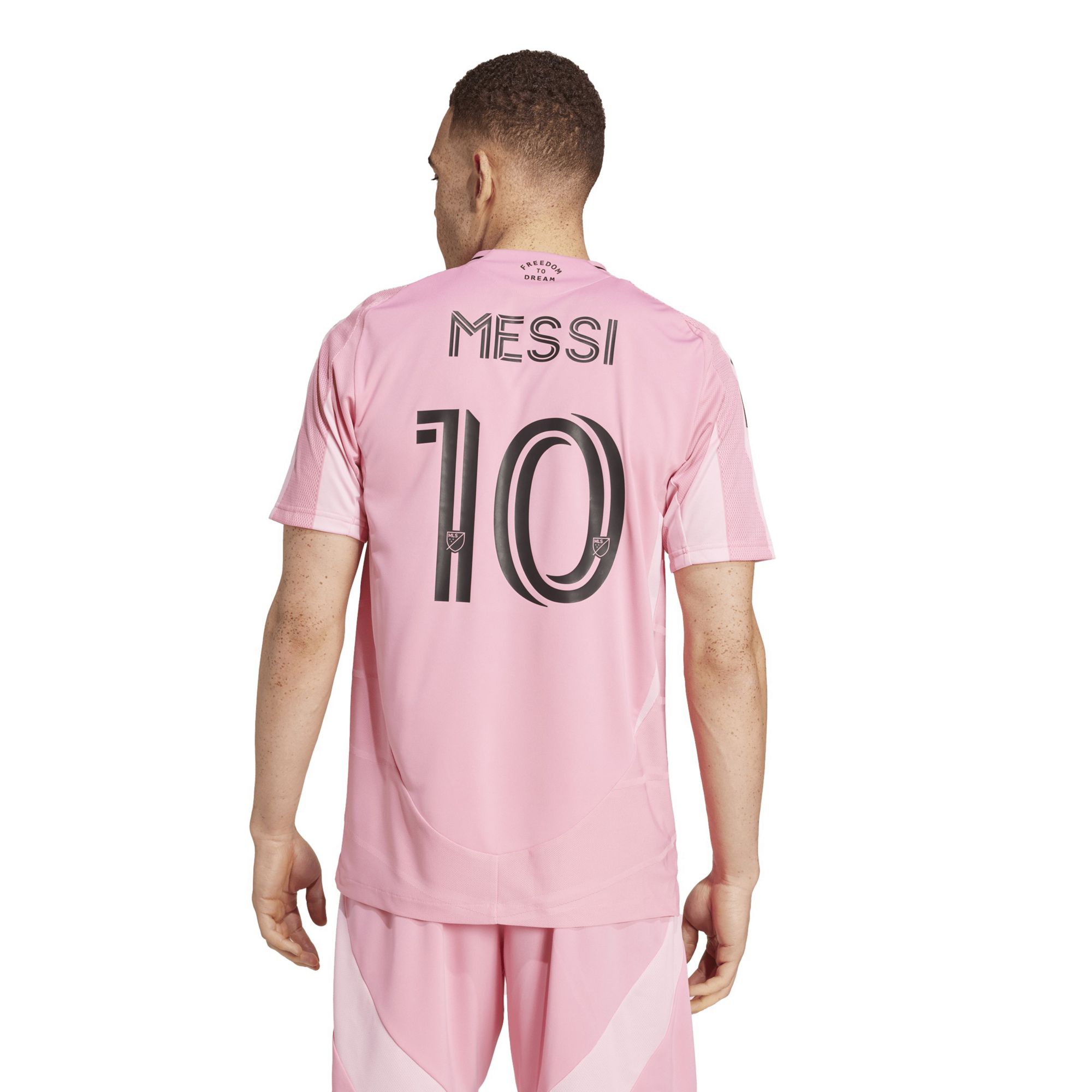 adidas Men's Inter Miami CF Pink Lionel Messi #10 Home Authentic Jersey product image