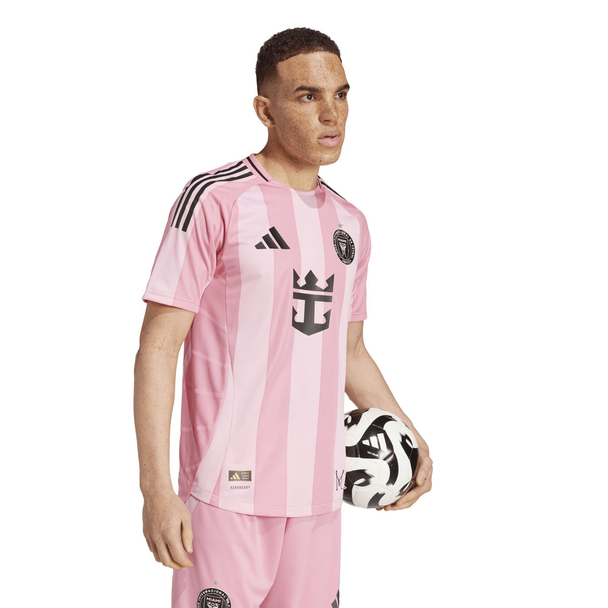 adidas Men's Inter Miami CF Pink Lionel Messi #10 Home Authentic Jersey product image