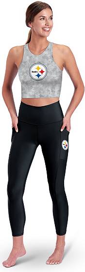 Certo Women's Pittsburgh Steelers Assembly Black Leggings