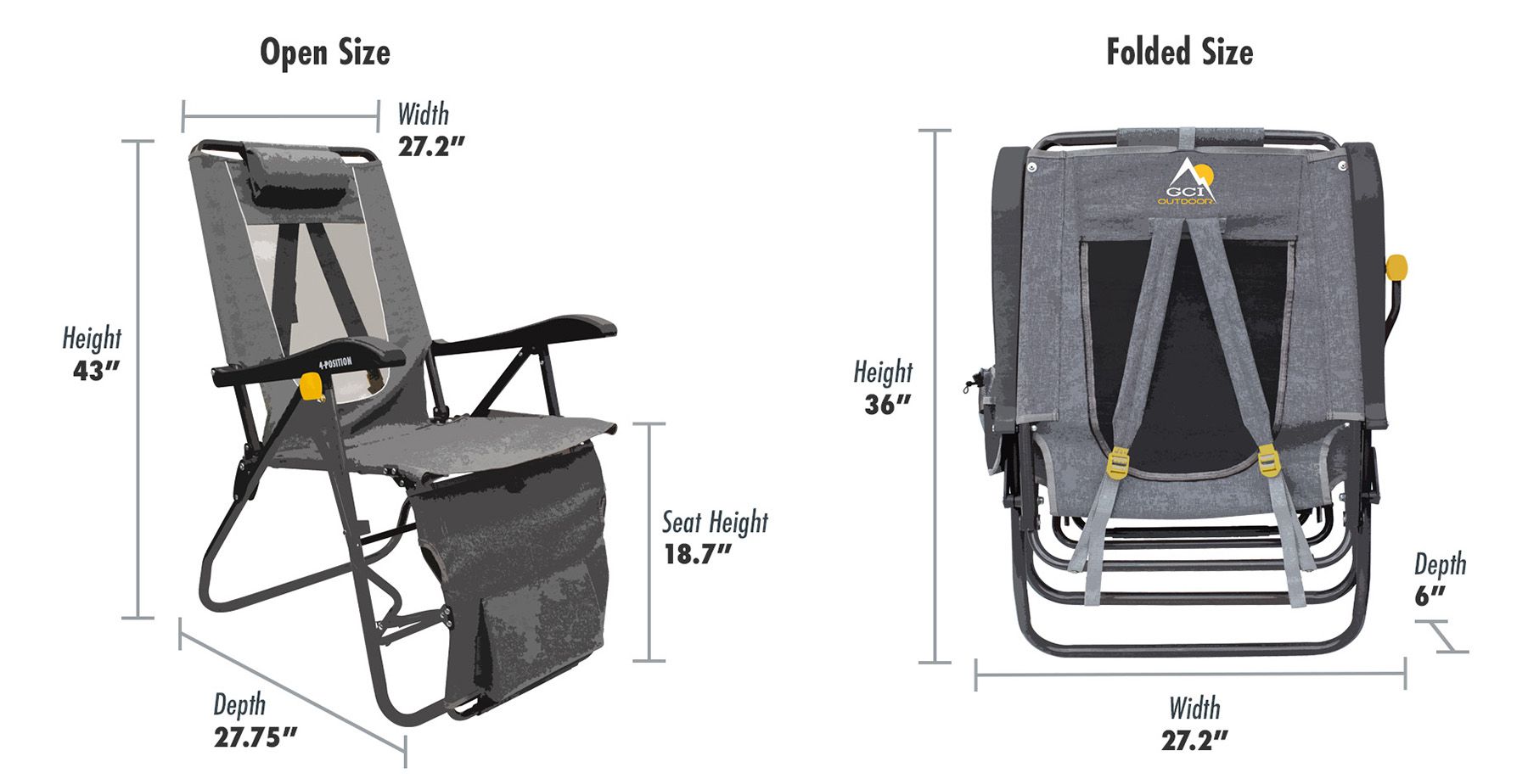 GCI Outdoor Legz-Up-Lounger Chair | Dick's Sporting Goods