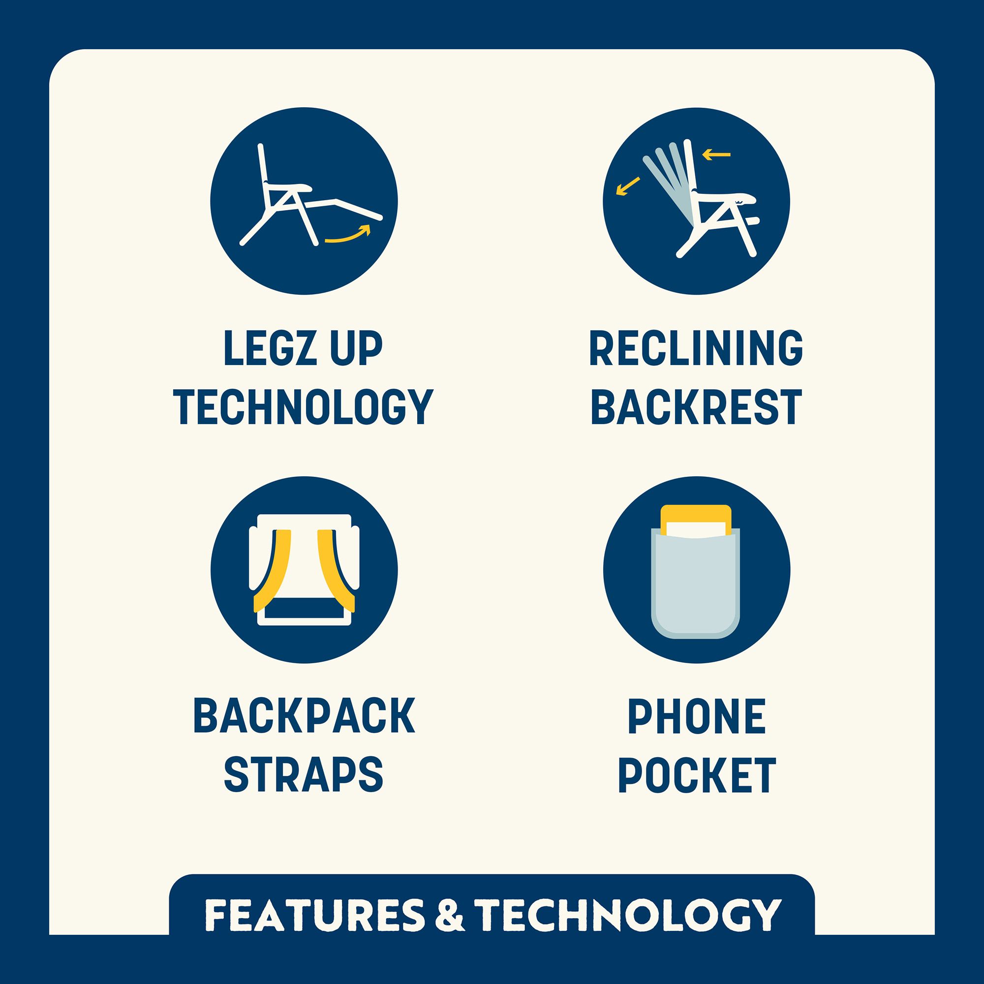 GCI Outdoor Legz-Up-Lounger Chair product image