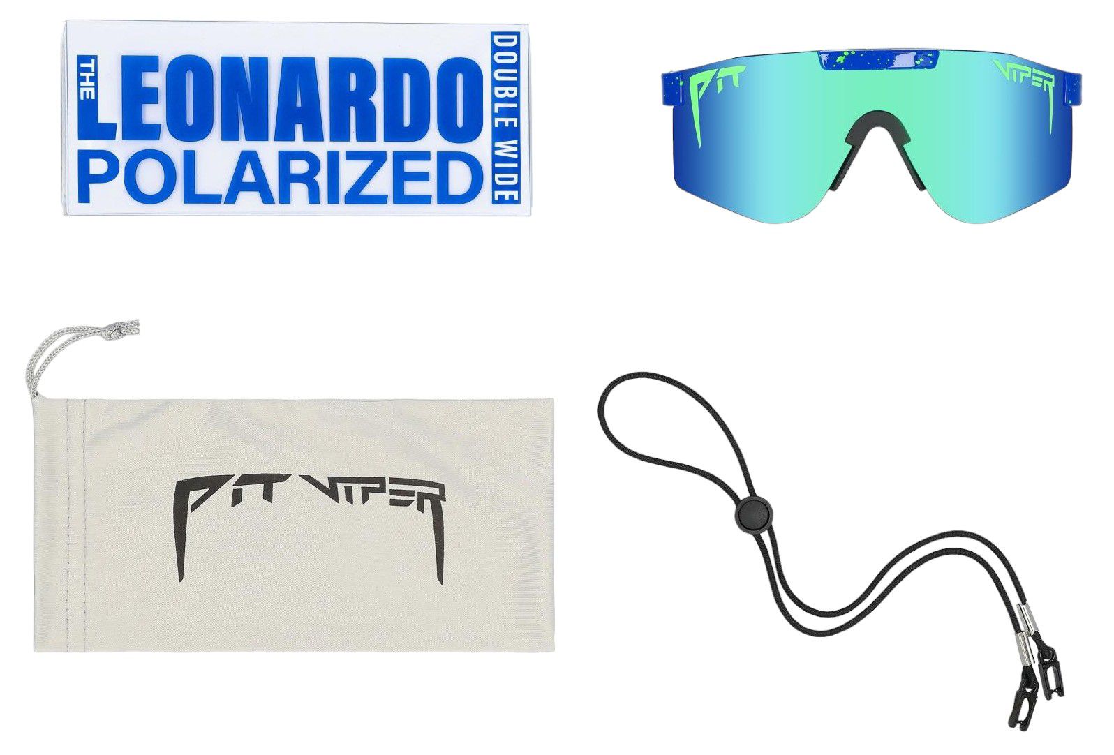 Pit Viper Unisex Double Wide Originals Polarized Sunglasses product image