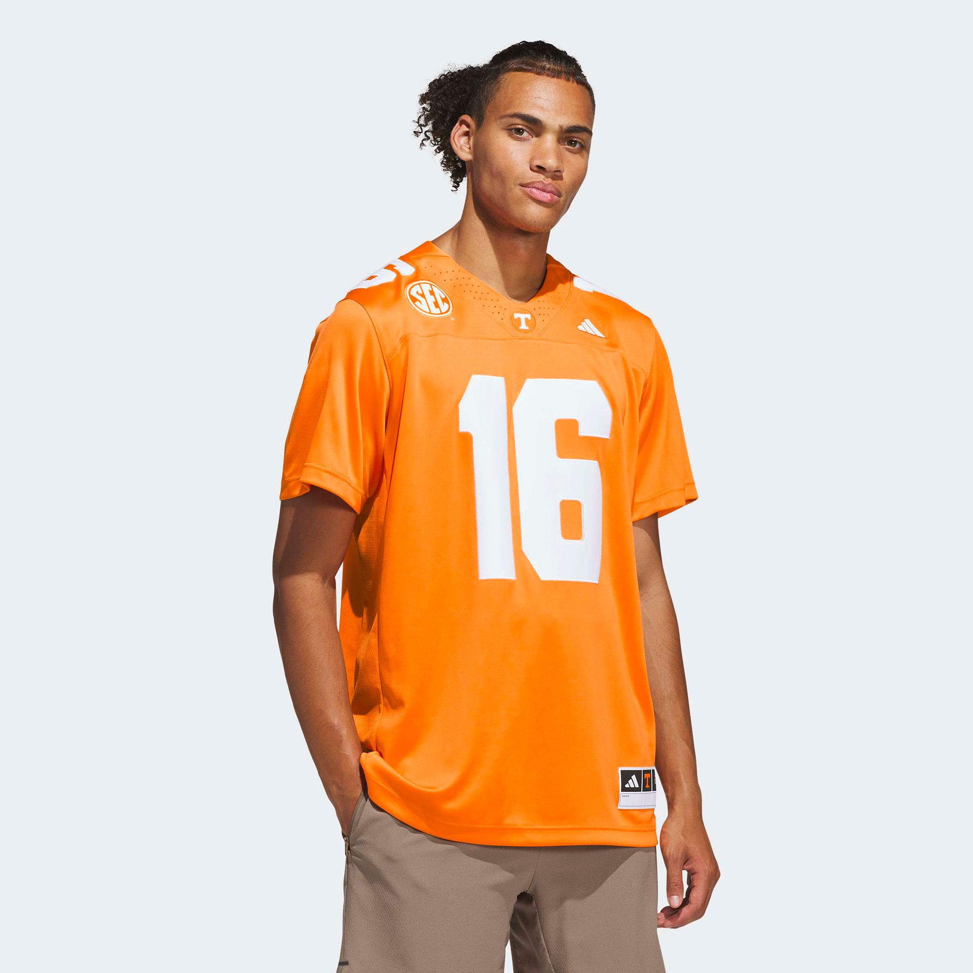 adidas Men's Tennessee Volunteers Peyton Manning #18 Bright Orange