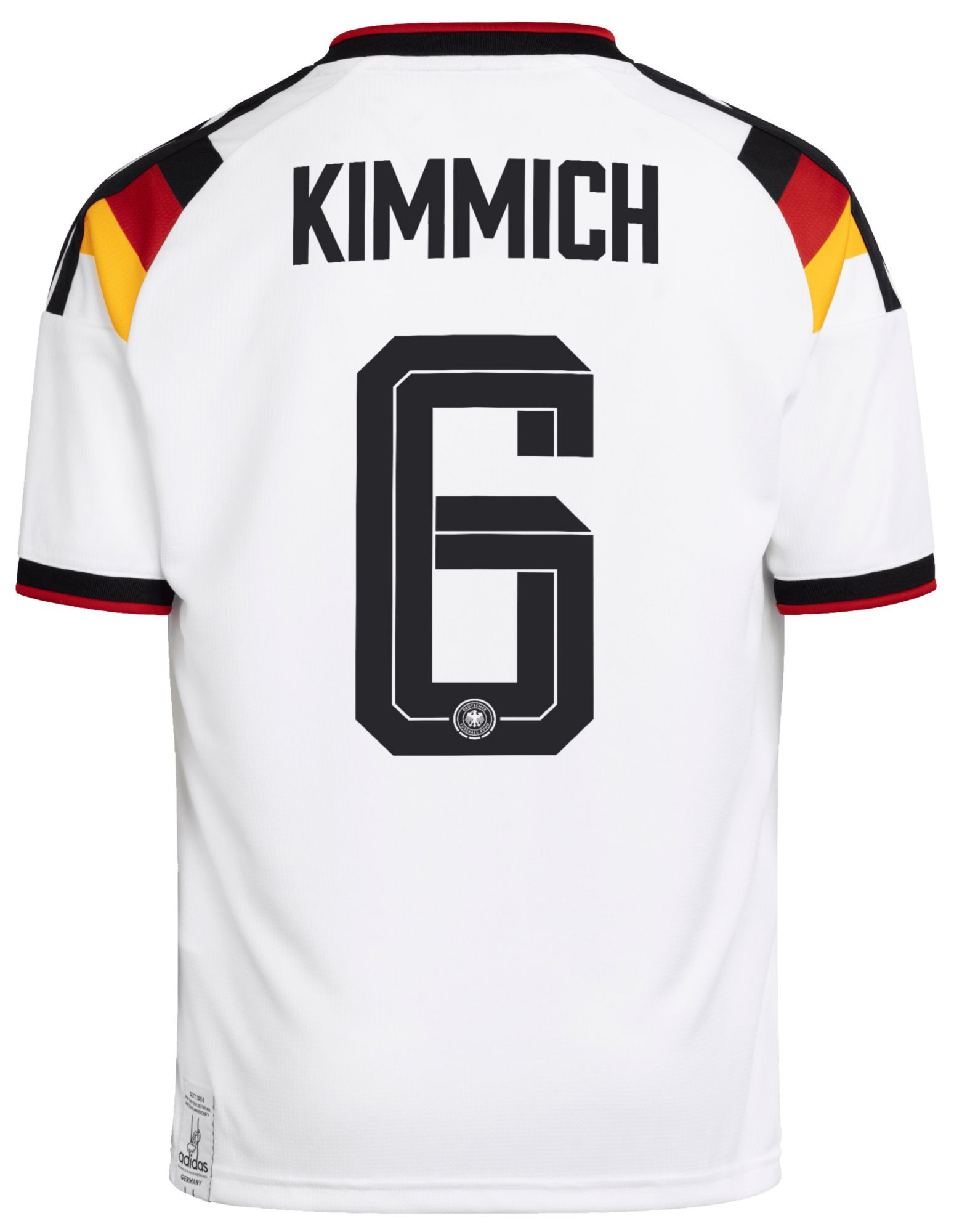 adidas Youth Joshua Kimmich #6 Germany 2026 White Home Replica Jersey product image