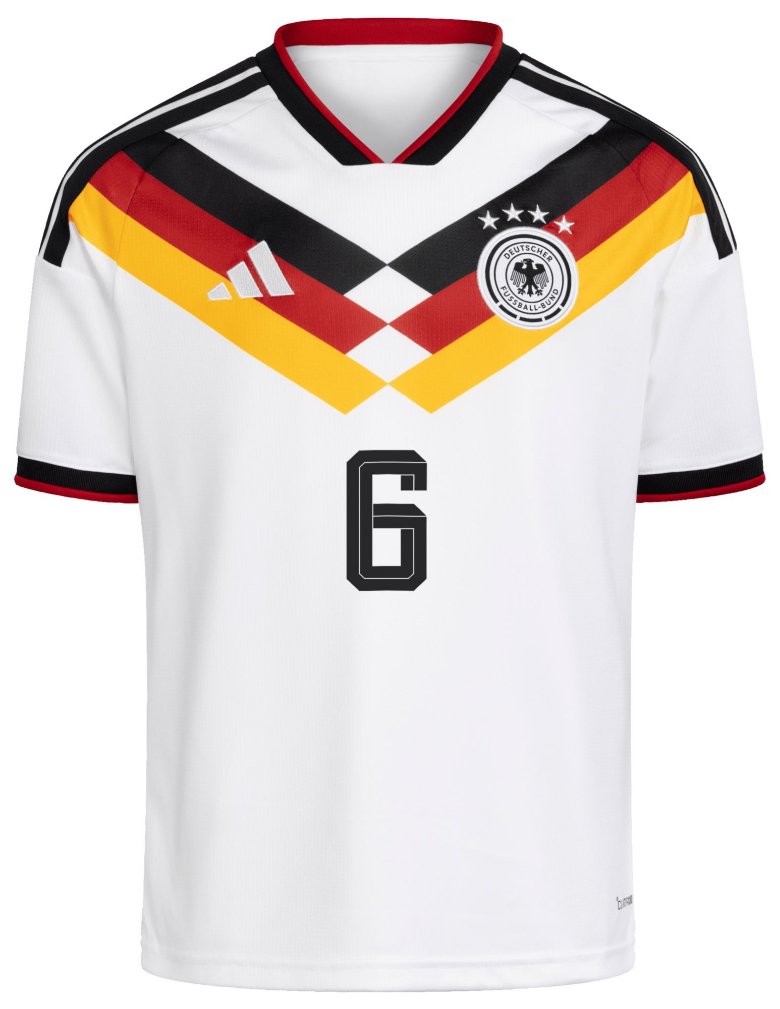 adidas Youth Joshua Kimmich #6 Germany 2026 White Home Replica Jersey product image