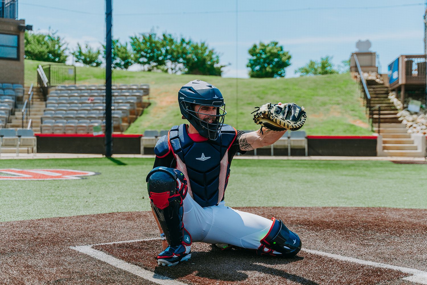 All-Star Adult MVP Pro Series Catcher's Leg Guard product image