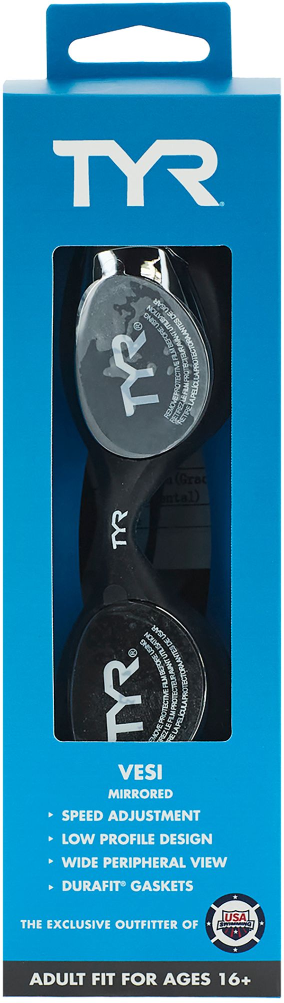 TYR Vesi Mirrored Swim Goggles product image
