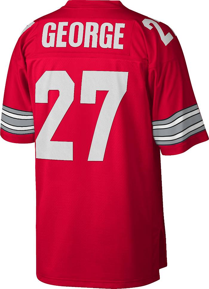Eddie George Autographed and Framed Ohio State Buckeyes Jersey