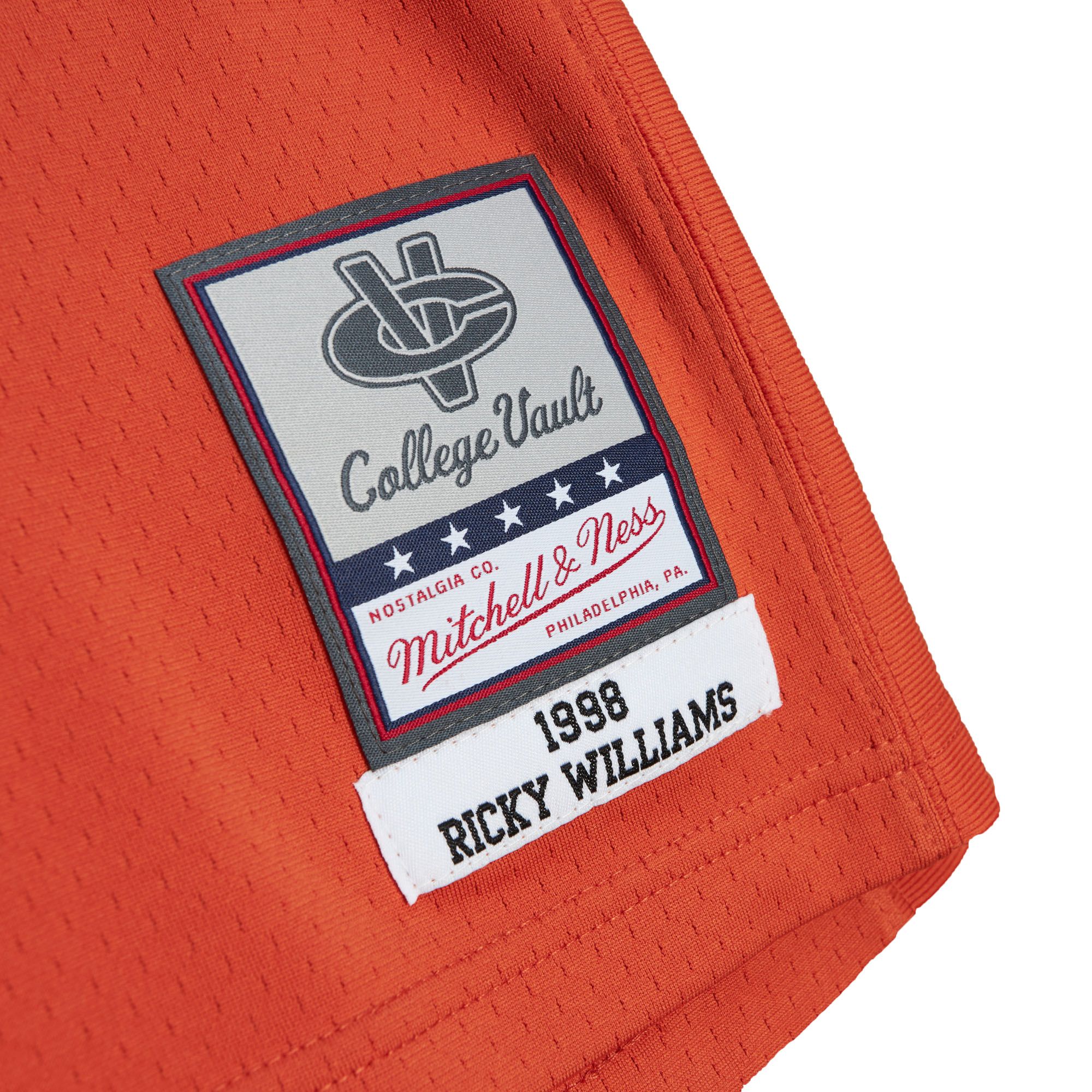 Mitchell & Ness Men's Texas Longhorns Ricky Williams #34 1998 Burnt Orange Replica Jersey product image