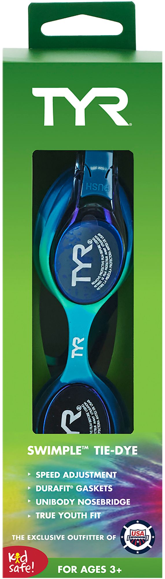 TYR Swimple Tie Dye Goggles product image