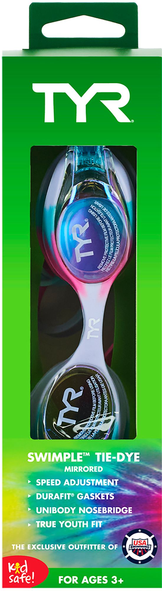 TYR Swimple Tie Dye Goggles product image