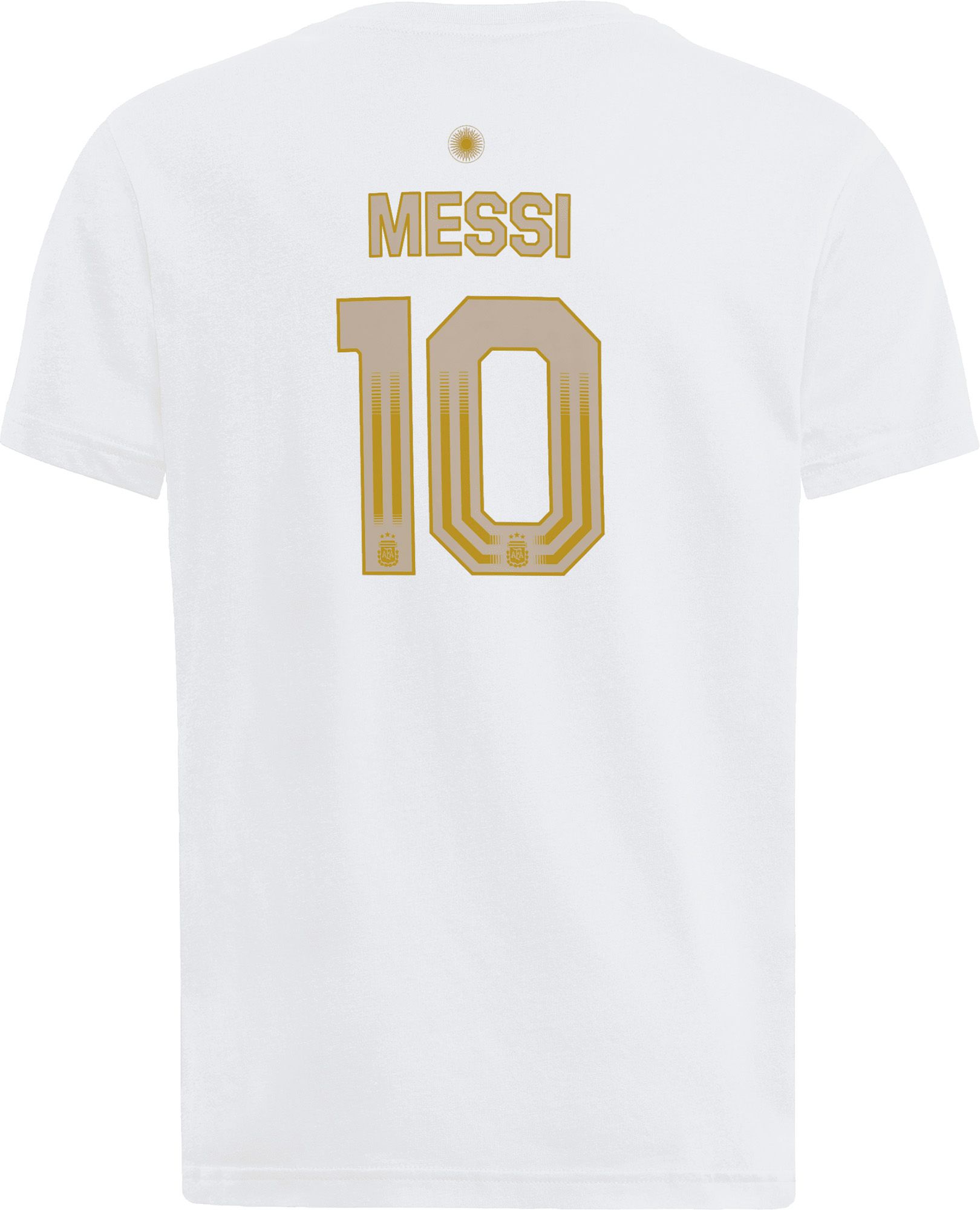 adidas Youth Argentina White Lionel Messi #10 T-Shirt product image