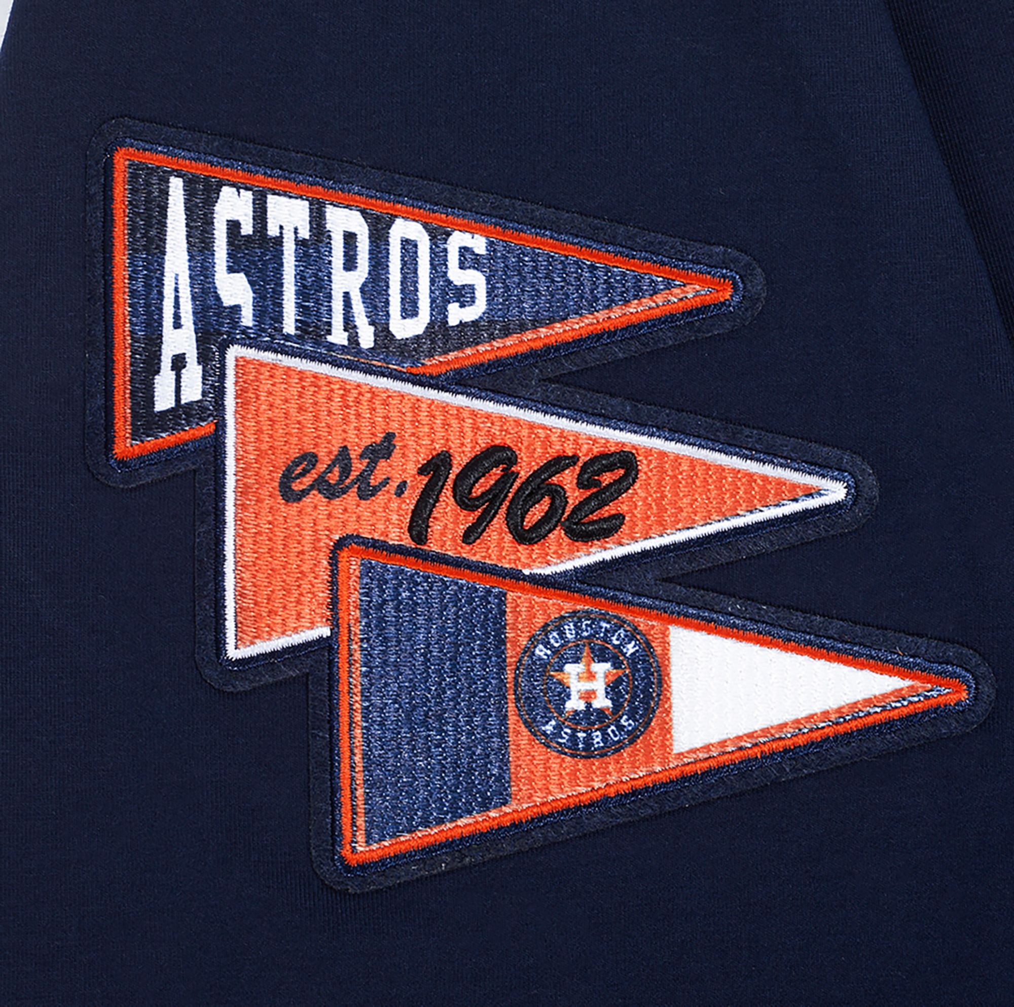 Pro Standard Men's Houston Astros Navy Classic Chenille Pennant Tee product image
