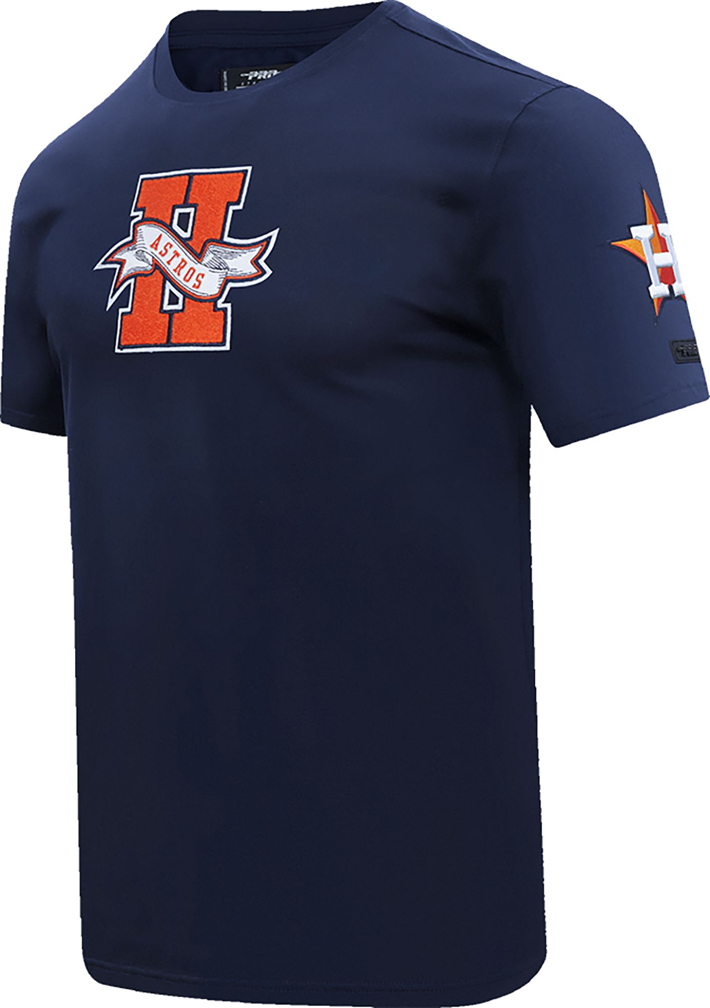 Pro Standard Men's Houston Astros Navy Classic Chenille Pennant Tee product image