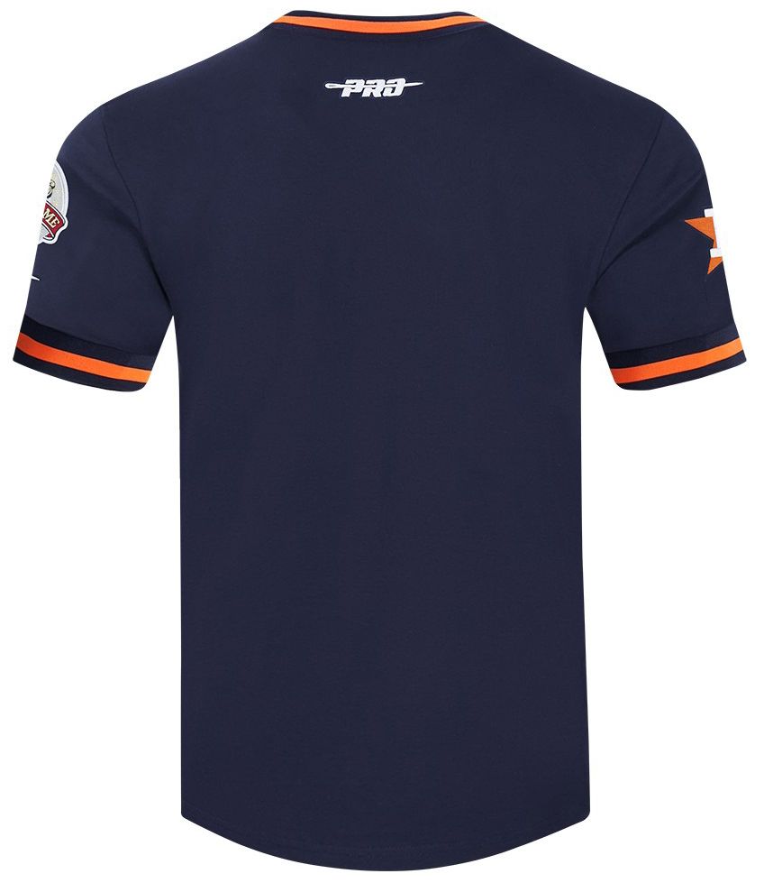 Pro Standard Men's Houston Astros Navy Retro Double Knit T-shirt product image