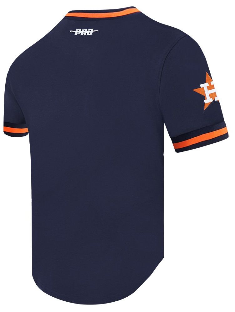Pro Standard Men's Houston Astros Navy Retro Double Knit T-shirt product image