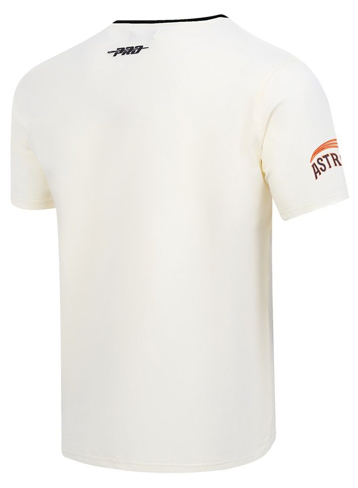 Pro Standard Men's Houston Astros Cream Modern Originals T-Shirt product image
