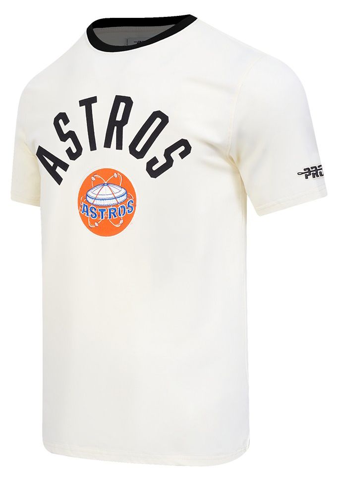 Pro Standard Men's Houston Astros Cream Modern Originals T-Shirt product image