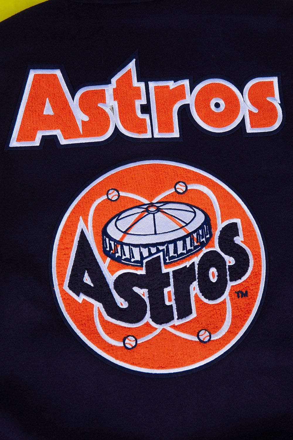 Pro Standard Men's Houston Astros Navy Retro Classic Jacket product image