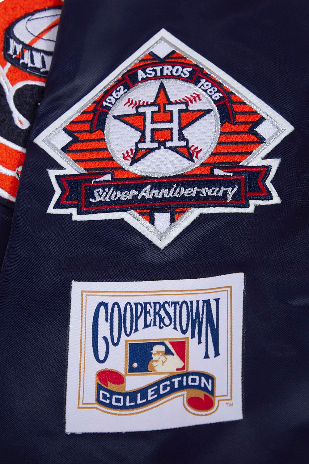 Pro Standard Men's Houston Astros Retro Rib Satin Jacket product image